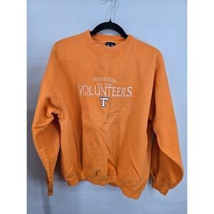 AS Sports Tennessee Volunteers Sweatshirt Mens Large Orange Embroidered Crewneck